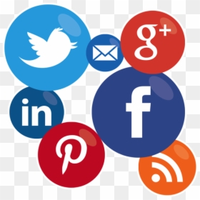 Social Media Circle Png, Transparent Png - social media symbols png