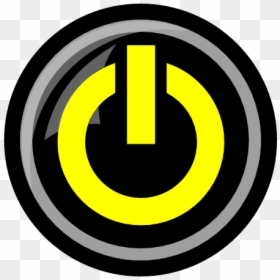 Power Button Png, Transparent Png - yellow subscribe button png