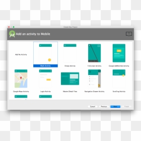 Activities Android Studio, HD Png Download - blank button png