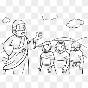 Bible Stories Black And White, HD Png Download - bible vector png