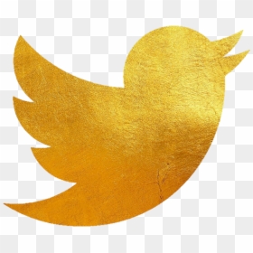 Twitter Logo Png Red, Transparent Png - gold vector png