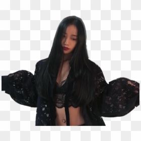 Korean Girl Ulzzang Black Hair, HD Png Download - korean png