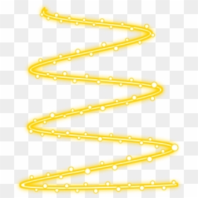 Yellow Neon Line Png, Transparent Png - neon lines png