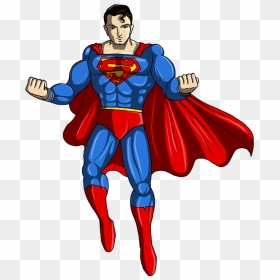 Transparent Superhero Png - Draw Superman For Kids, Png Download - superhero png