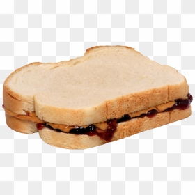 Peanut Butter Jelly Sandwich - Peanut Butter And Jelly Sandwich, HD Png Download - sandwich png