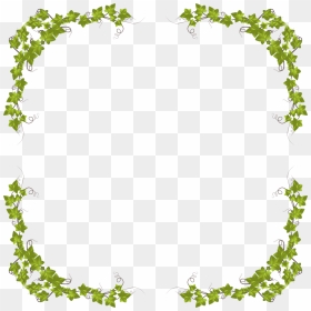 Ivy Leaves Frame - Transparent Green Ivy Border, HD Png Download - ivy png