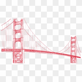 Golden Gate Bridge, HD Png Download - bridge png