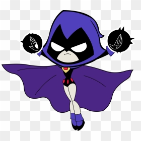 Raven From Teen Titans Go - Raven Teen Titans Go, HD Png Download - raven png