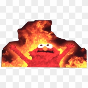 Elmo Fire Meme, HD Png Download - elmo png