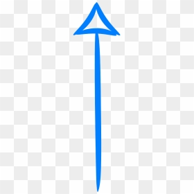 Double Side Arrow Mark Png - Blue Arrow Mark Png, Transparent Png - arrow mark png