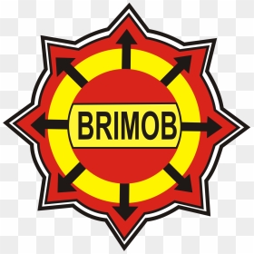Brimob Badge - Machine Has No Brain Use, HD Png Download - badge png