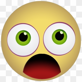 Graphic, Emoticon, Smiley, Scared, Shocked, Yellow - Emoji Gif Transparent Background, HD Png Download - shocked emoji png