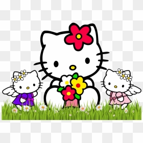 Hello Kitty Home - Hello Kitty Background Clipart, HD Png Download - hello kitty png