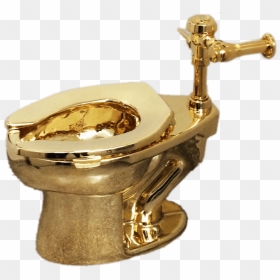 Toilet Gold Clip Arts - Golden Toilet Png, Transparent Png - vhv