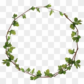 Clip Art Leaves Ring - Leaves Circle Png, Transparent Png - ivy png