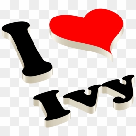 Ivy Heart Name Transparent Png, Png Download - ivy png