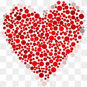 Heart Dots Clip Arts - Valentines Day Clip Art Free, HD Png Download - dots png