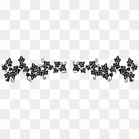 Silhouette Ivy Clipart Black And White - Ivy Clip Art Black And White, HD Png Download - ivy png