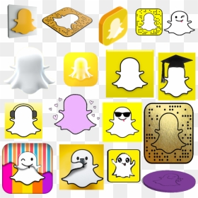 Transparent Snapchat Icon Png Transparent - All Snapchat Logos, Png Download - snapchat icon png