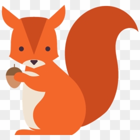 Squirrel Portable Network Graphics Vector Graphics - Cartoon Transparent Background Squirrel Png, Png Download - squirrel png