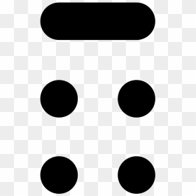 Braille Pattern Dots 2356 Bars - Circle, HD Png Download - dots png