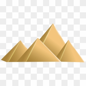 Egyptian Pyramids Great Pyramid Of Giza Clip Art - Pyramids Of Giza Clipart, HD Png Download - pyramid png