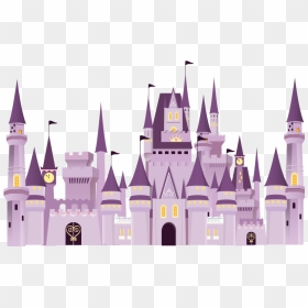 Disney Castle Cartoon - Disney Castle Hd Cartoon, HD Png Download - disney castle png