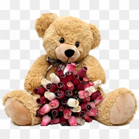 Valentine"s Teddy Bear Png I - Full Hd Happy Teddy Day, Transparent Png - teddy bear png