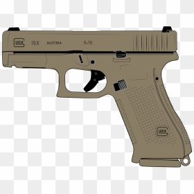 Glock 19x Png, Transparent Png - glock png