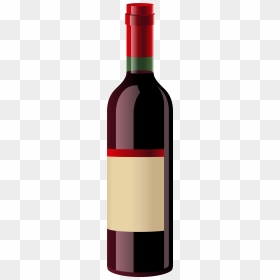 Red Wine Bottle Png Clipart - Wine Bottle Png Transparent, Png Download - bottle png