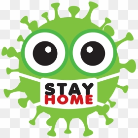 Coronavirus Cartoon For Kids, HD Png Download - home png