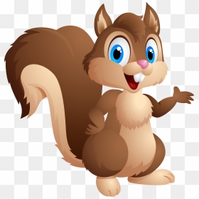 Squirrel Clipart Free Clipart - Transparent Cartoon Transparent Background Squirrel, HD Png Download - squirrel png