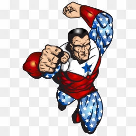 American Superhero Png Clip Art - Boxing As A Superhero, Transparent Png - superhero png