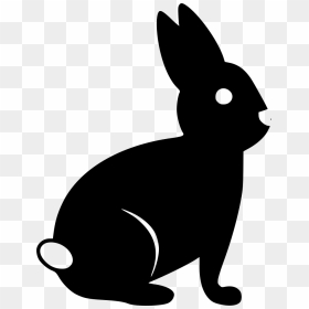 Rabbit - Transparent Background Dog Silhouette, HD Png Download - rabbit png