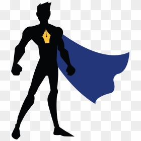 Business Superhero Png Download - Superhero Silhouette Clipart, Transparent Png - superhero png