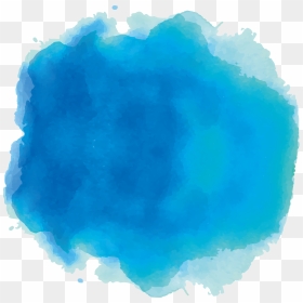 Watercolor Dots Png - Blue Water Paint, Transparent Png - dots png