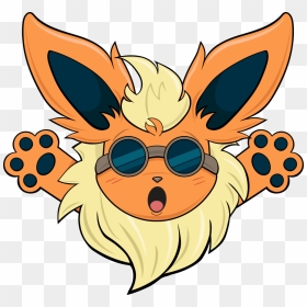 Flareon Emoji - Shocked - Flareon Emoji, HD Png Download - shocked emoji png