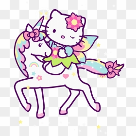 Unicorns And Hello Kitty, HD Png Download - hello kitty png
