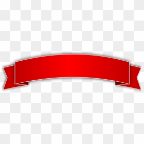 Simple Red Ribbon Png - Ribbon Banner Clipart Red, Transparent Png - red ribbon png