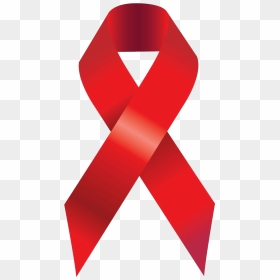 Epidemiology Of Hiv/aids Red Ribbon World Aids Day - Red Ribbon Png Aids, Transparent Png - red ribbon png