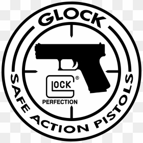 Transparent Pistol Drawing Png - Glock Safe Action Pistols Logo, Png Download - glock png