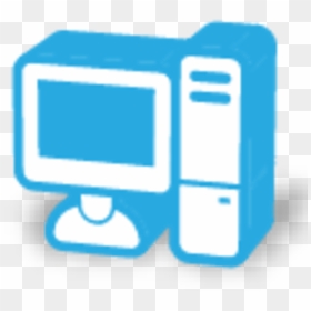 My Computer Icon - Blue Computer Clipart, HD Png Download - computer icon png