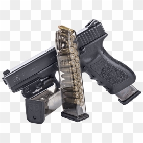 Clip Transparent Stock A Clip Glock - Clear Glock 21 Magazine, HD Png Download - glock png