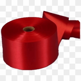 Red Transparent Ribbon Roll, HD Png Download - red ribbon png