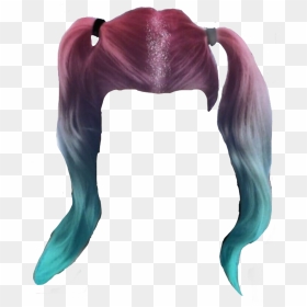 #hair #wig #weave #snatched #blue #pink #pigtails #freetoedit - Hair Pigtail Png Transparent, Png Download - trump hair png