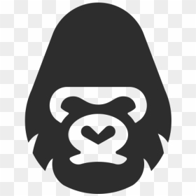 The "gorilla", A Premium Quality Logo By The Logo Shop - Gorilla Face Logo Png, Transparent Png - gorilla png