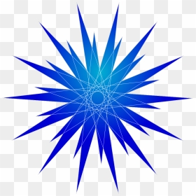 Blue Star Burst Svg Clip Arts - Blue Star Clip Art, HD Png Download - burst png