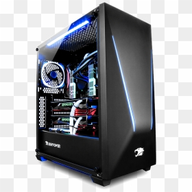 Paladin Z350 Gaming Pc W/ @intel I9-9900k Or A Copy - Ibuypower Trace 2 Tempered Glass Rgb Gaming Case, HD Png Download - pc png
