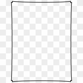 Simple Black Borders Clipart - White Layout, HD Png Download - black border png