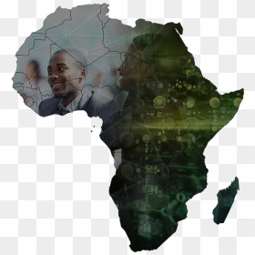 Map-africa - Map Of Africa Silhouette Vector, HD Png Download - africa png